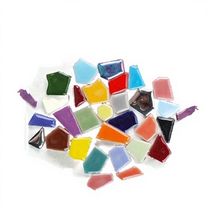 New Design Modern European Wave Texture Grey Crystal Glass Mosaic Interior Wall <b>Backsplash</b> Navy Blue <b>Tile</b> with Graphic Design - Product Image 1