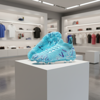 Chaussures de football personnalisées 2025 - Design à cheville haute et crampons pour terrain ferme |   Chaussures d'entraînement pour hommes/jeunes/unisexe pour intérieur/extérieur