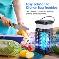 Saijzek nouveauté haute efficacité intérieur/extérieur UV LED Bug Zapper lampe solaire