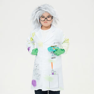 Costume de cosplay pour enfants pour les fêtes, veste de physicien, scientifique fou, pour hommes et femmes, luxe CARR-021-1, anime, télévision, carnaval, Noël - Product Image 4