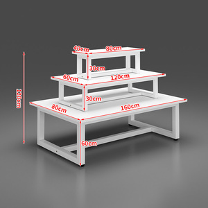 Étagère de présentation promotionnelle empilable pour supermarché, vente directe d'usine, stock stable, pour chaussures et snacks - Product Image 4