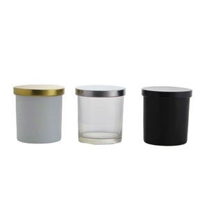 Bougies auriculaires portables, aromathérapie, thé en or clair, pot en verre, porte-bougie transparent avec couvercle galvanisé, 50 pièces - Product Image 1