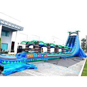 Glissière d'eau commerciale utilisée par PVC glissière d'eau gonflable géante gonflable de glissière d'eau pour l'adulte - Product Image 4