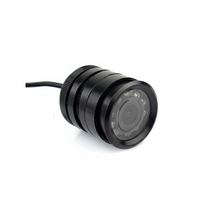 Sistema de Cámara de Aparcamiento con Visión Nocturna e Infrarrojos para Automóvil, Impermeable, de 4.3 Pulgadas, con Cámara de Reversa y Espejo Retrovisor