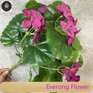 Bouquet artificiel de <span class=keywords><strong>bégonia</strong></span> de mariage de fleur de cadeaux de Saint-Valentin pour la décoration <span class=keywords><strong>bégonia</strong></span> artificiel - Product Image 6