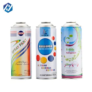 Kaleng Khusus 250Ml 300Ml 400Ml 450Ml Kemasan Mental Kosong Aerosol Dapat Diisi Ulang Kaleng Semprot