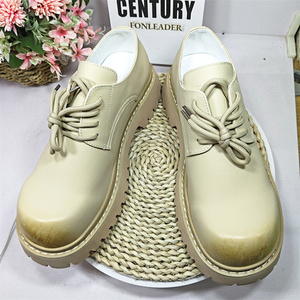 Hauteur de la semelle épaisse augmentant les chaussures à lacets confortables durables et résistantes pour hommes - Product Image 6