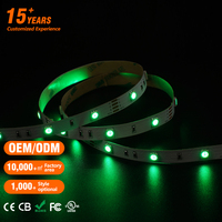 5M 10M RGBIC Smart LED Kit Music Sync App Control remoto USB 12V Dormitorio TV PC Retroiluminación Ambiente 30m Tiras de luz LED