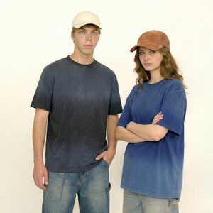 เสื้อยืดคอตตอน 100% แบบยูนิเซ็กส์ ทรงโอเวอร์ไซส์ น้ำหนัก 240 กรัม ผ้าถัก แขนสั้น สีพื้น ไม่มีลาย สไตล์วินเทจ ล้างสีแบบมิเนอรัล สำหรับสตรีทแวร์ ขายส่ง รับผลิตแบบ OEM - Product Image 3