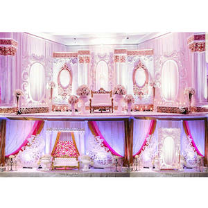 Cadres de mariage élégants en Fiber de corée du sud, platine de mariage Exclusive, scène de mariage Grand asiatique avec cadres - Product Image 1