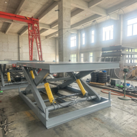Plateforme de travail à ciseaux hydraulique électrique fixe HAOKUN, capacité de 0,5 à 50 tonnes, hauteur de levage de 0,1 à 18 m, taille personnalisable
