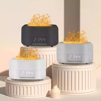 Diffuseur d'huiles essentielles intelligent à ultrasons avec lumière 3D à 7 couleurs, lecteur de musique, diffuseur d'arômes avec minuterie et télécommande