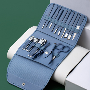 <b>Nail</b> Care <b>Set</b> 16 Piece Portable Manicure Pedicure Tools With Case For Adults - Product Image 2