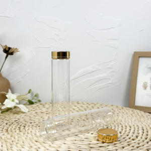 Tube en verre de conception personnalisée, surface lisse, bouchon à vis anti-enfants - Product Image 3