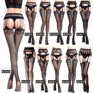 Vente en gros Bas jarretelles multi-styles pour dames Collants résille sexy en nylon pour femmes Collants sans couture - Product Image 3