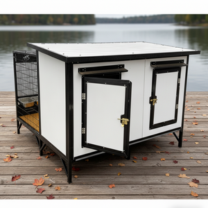 Cabaña <span class=keywords><strong>para</strong></span> Mascotas de Cara Plana <span class=keywords><strong>para</strong></span> Exteriores - Ventilación Mejorada <span class=keywords><strong>para</strong></span> Mayor Comodidad Respiratoria - Product Image 1