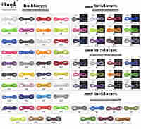 Lacets de chaussures IRun colorés, pratiques et faciles à nouer, système de verrouillage rapide, lacets élastiques ronds sans nœuds pour chaussures d'enfants