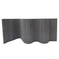 Fabrication en usine 3d Wave Board Mdf Revêtement mural Flexible Mdf Panneaux muraux