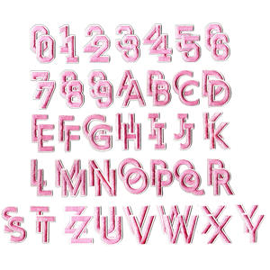 2 juegos de 72 piezas de parche bordado de números de letras inglesas, superventas, planchado para prendas, bolsas, sombreros, accesorios, artesanía DIY - Product Image 2