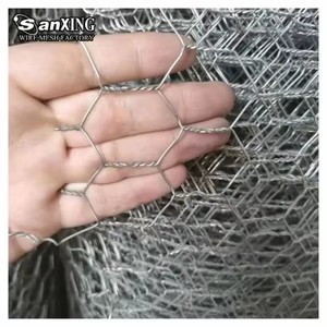 Rouleau de treillis métallique hexagonal en fer galvanisé, treillis métallique pour paniers gabions pour la protection des rivières - Product Image 6