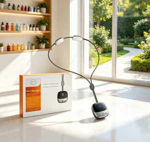 Masseur thermique pour le <span class=keywords><strong>cou</strong></span> avec 3 niveaux <span class=keywords><strong>de</strong></span> chaleur optionnels et neuf modes <span class=keywords><strong>de</strong></span> fonctionnement pour une relaxation quotidienne du <span class=keywords><strong>cou</strong></span> toute la journée - Product Image 1