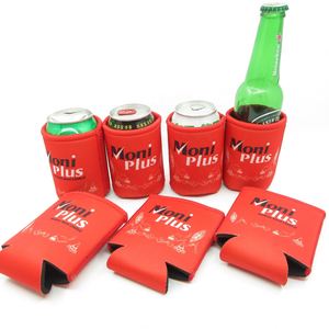 Custom 5mm Neoprene <b>Collapsible</b> Sublimation Beer Can Cooler Sleeve Insulated Stubby Holder COOZIES S Folding Cooler Bags - Product Image 2