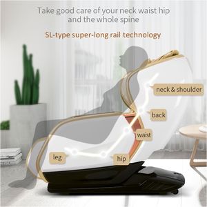 Silla de masaje reclinable con calefacción de airbag eléctrica al por mayor, silla reclinable de estiramiento de gravedad cero 2D inteligente para oficina en casa con masaje - Product Image 3