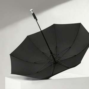 Parapluies de golf droits YS personnalisés avec logo, surdimensionnés, promotionnels, portables, avec revêtement UV, coupe-vent automatique, imperméables pour la pluie - Product Image 5