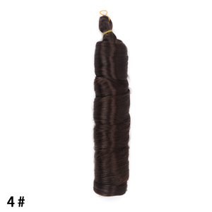 28 Inch French Curly Crochet Hair <b>For</b> Women African <b>Braid</b> Hair Synthetic French Curly Braiding Hair <b>Extensions</b> - Product Image 5