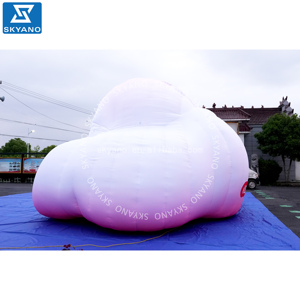 Tente publicitaire gonflable en forme de nuage rose pour l'extérieur - Product Image 3