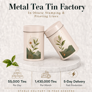 MOQ 1Pcs Recyclable Tinplate Matte <strong>Containers</strong> Double Lids Food Packaging for Chocolate Pet Food Coffee Bean Loose Tea 150G - Product Image 2
