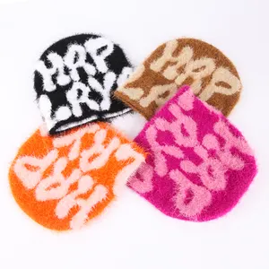 Custom Knit Mens Vrouwen Baby Kids Custom Mutsen Voor Vrouwen Hoeden Beanie Custom Winter Designer Beanie Hoed