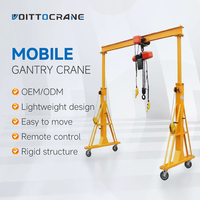Mini-grue portique réglable en hauteur, 1 tonne, 2 tonnes, 3 tonnes, 5 tonnes, 6 tonnes, 8 tonnes, 10 tonnes, grue portique mobile portable