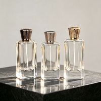 Flacon de recharge en verre pour parfum, flacon pulvérisateur transparent à clipser, flacon portable pour échantillon de cosmétique, atomiseur de parfum