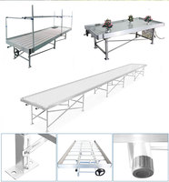 Grand bac en plastique pour l'agriculture, serre, équipement hydroponique, systèmes d'agriculture verticale, culture 2x4 4x4, bac d'inondation