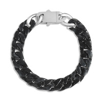 Bracelet en Jadeite Naturelle Véritable, Chaîne Cubaine, Tendance Hip Hop, Personnalité, Bracelets de Main en Jade, Vente en Gros GB10