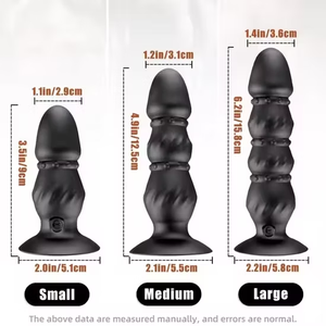 ของเล่นทางเพศสำหรับผู้ใหญ่เครื่องสั่นและเสียบก้นไร้สายควบคุมระยะไกลของผู้ชายเครื่องนวดต่อมลูกหมาก - Product Image 3