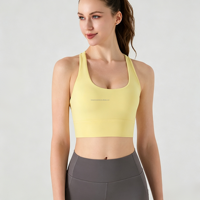 Soutien-gorge de sport respirant pour femme, design ergonomique, système de soutien dorsal pour le fitness, le yoga, la course à pied et la perte de poids. Anti-choc.