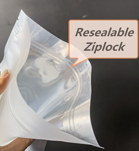 ที่กำหนดเอง3ด้านประทับตราแบนกระเป๋าพลาสติกซิปล็อคถุงที่มีหน้าต่างเสื้อผ้าพลาสติกนุ่มพิมพ์ - Product Image 5