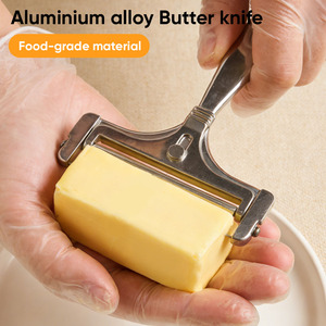 Adjustable Thickness Cheese Scraper <b>Kitchen</b> <b>Gadget</b> Stainless Steel Blade Plastic Handle Sustainable Dishwasher Cheese <b>Tool</b> - Product Image 1