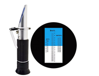 Portable Clinical Auto Refractometer with ATC Human Tri Scale Blood Serum Protein Urine Specific Gravity Tester