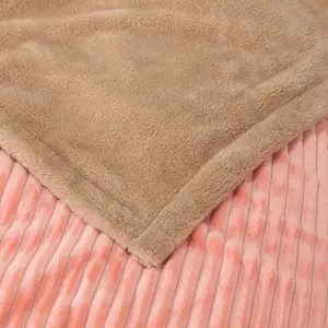 新しいファッション北極フリース拡大配管毛布調節可能な一定温度電気毛布安全で洗える