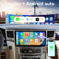Écran Foforfor de 12,5 pouces pour LEXUS LX570 2008-2015, système Android, 4G WiFi, DSP OEM, GPS, Apple CarPlay sans fil, lecteur DVD de voiture