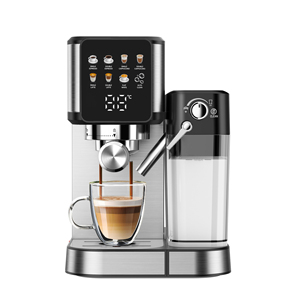 <span class=keywords><strong>Cafetera</strong></span> espresso <span class=keywords><strong>italiana</strong></span> 5 en 1 con tanque de leche <span class=keywords><strong>Cafetera</strong></span> de <span class=keywords><strong>acero</strong></span> <span class=keywords><strong>inoxidable</strong></span> de 19 bares Electrodoméstico de cocina para el hogar - Product Image 2
