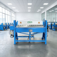 Machine à plier la tôle manuelle WinYing, plieuse pour acier inoxydable/aluminium/acier au carbone, engrenage central facile à utiliser, 0-1,2 mm