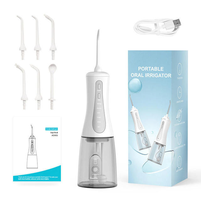 Electric Dental Water Flosser with Rechargeable Battery Waterproof IPX7 App-Controlled for Outdoor & Household Use Gift