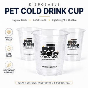 Vasos Desechables de Plástico de 14oz, Pedido al por Mayor, PET, para Comida Rápida, Drive-thru, Restaurante de Servicio Rápido, Suministros para Bebidas, Refrescos, Té - Product Image 4