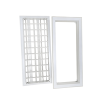 Grille à double déflection Easy Clean, noyau amovible, en aluminium, sortie d'air moderne