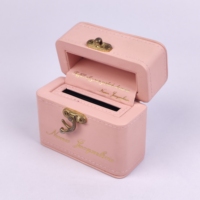 Étui à bijoux portable en velours fait main avec logo personnalisé, fermeture à fermoir pour ranger bagues et boucles d'oreilles, couleur personnalisable