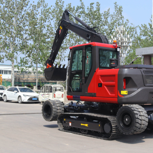 Excavatrice sur chenilles à double usage de 8,5 tonnes, modèle X9, pour travaux de terrassement, avec chaîne hydraulique, à vendre - Product Image 2